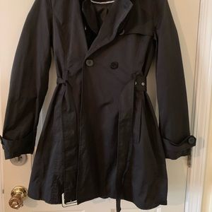 Kenneth Cole black trench coat Size Medium